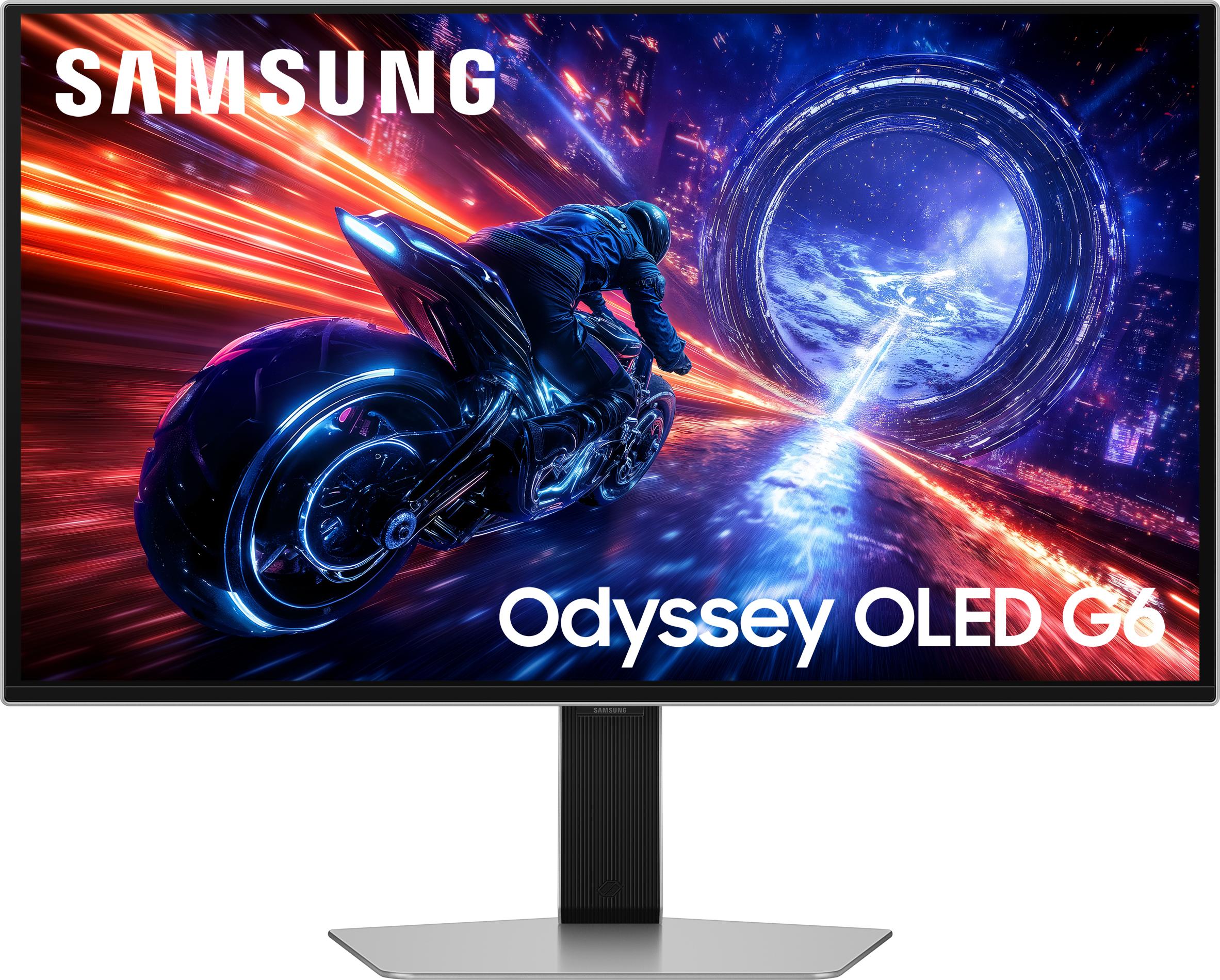 Samsung G60SF, 68,6 cm (27"), 2560 x 1440 Pixel, Quad HD, OLED, 0,03 ms, Silber