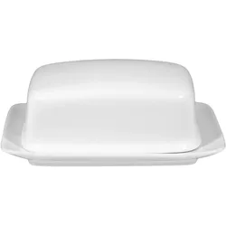 SELTMANN WEIDEN RONDO_LIANE WEIß BUTTERDOSE 125 G 1 STÜCK - BUTTERSCHALE BUTTERBEHÄLTER BUTTERBOX