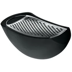 Parmenide Käsereibe H 6,7cm 15,3 x 7,5cm Schwarz