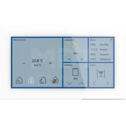 MDT KNX Glas, Smart Home Hub, Weiss