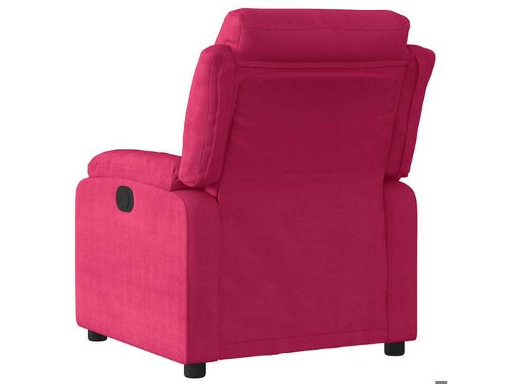VIDAXL(5093)Fauteuil inclinable Charge 150kg rouge bordeaux velours Chaise Relax 1 PERSONNE