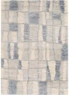 Porch & Den Corso Ivory / Blue Color Block Rug