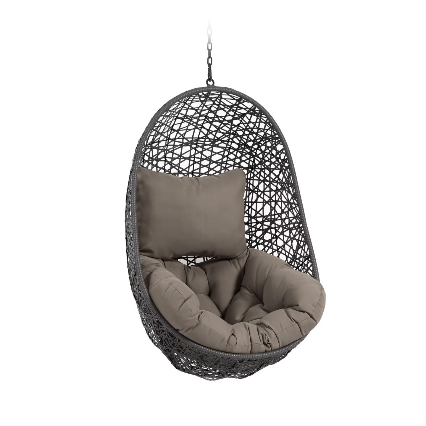 Kave Home Hangstoel Florina - Antraciet