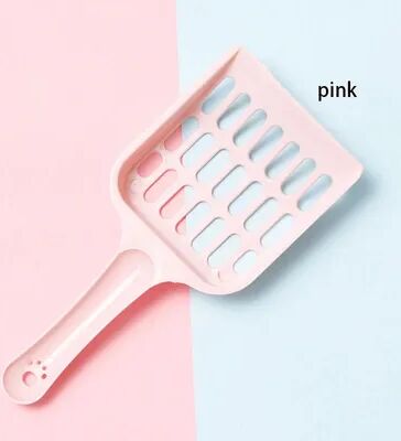 Quick Pick Pro Premium Cat Litter Scoop & Pet Waste Shovel Heavy Duty Litter Box Cleaning Tool pink
