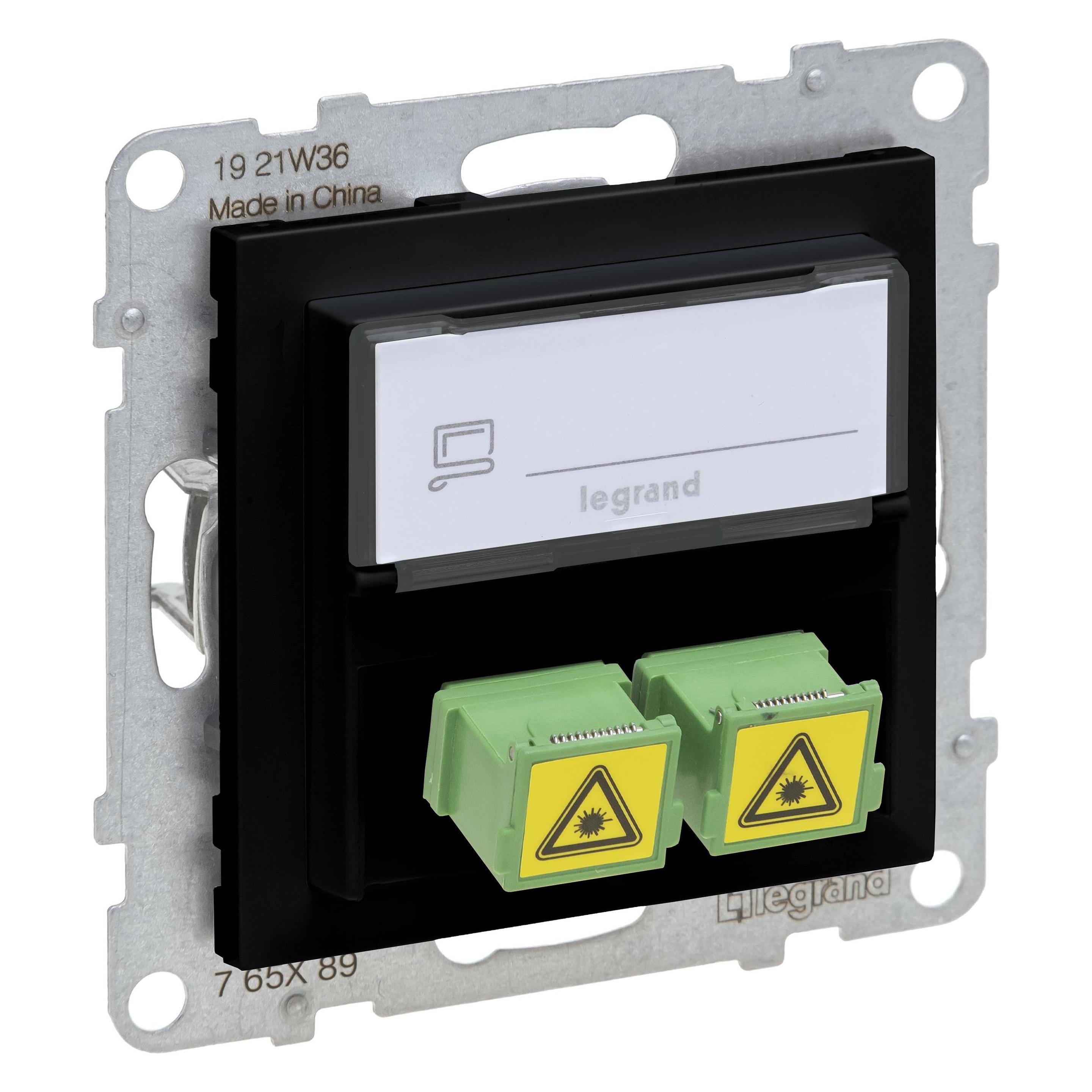 Legrand SEANO SC/APC Monomode Glasfaser-Steckdose (765389)