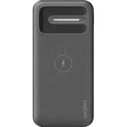 LOGILINK PA0305 - Powerbank, LiPo, 8000 mAh, 10 W, kabelloses Laden, 2x USB-A