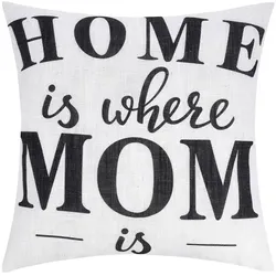 LAVIDA Kissen  Home is where Mom is ¦ weiß ¦ Maße (cm): B: 45