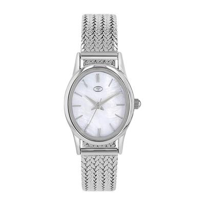 Quarzuhr TOM TAILOR, silber (silberfarben), Armbanduhren, Damen, Quarzuhr, Armbanduhr, Damenuhr, Edelstahlarmband, analog