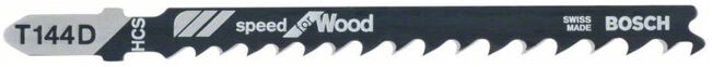Lames de scie sauteuse BOSCH T 144 D Speed for Wood (2608637880)