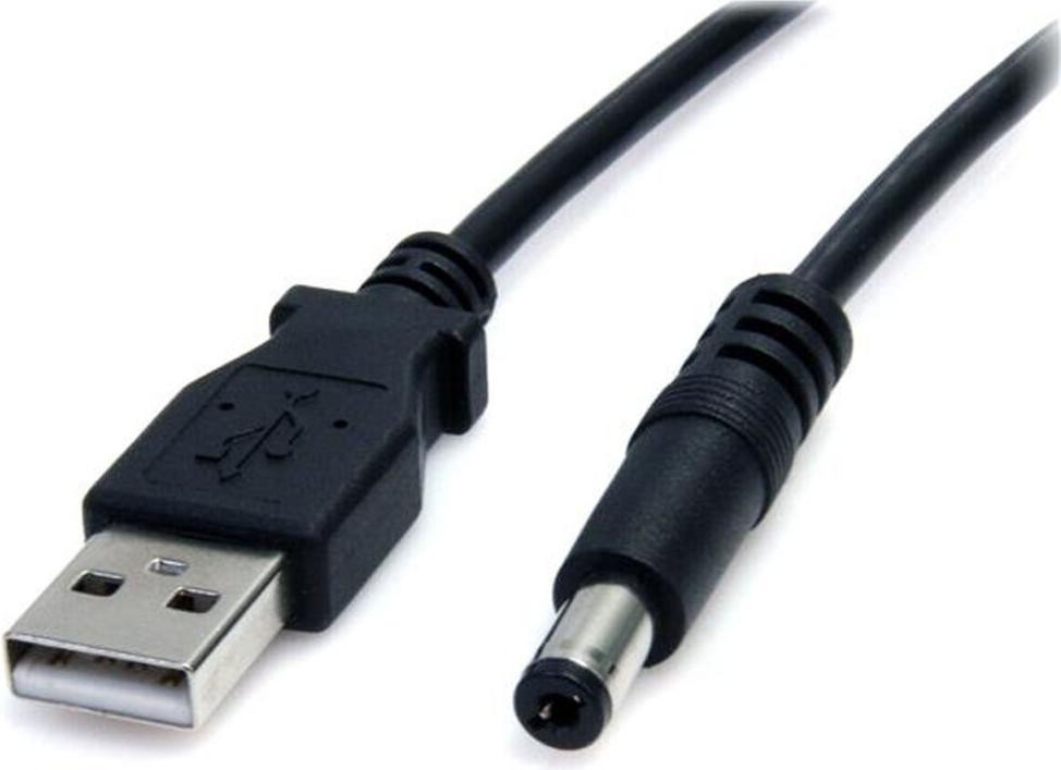 StarTech.com USB naar 5,5 mm DC-connector stroomkabel, 91 cm, Zwart