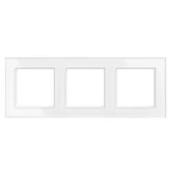Homematic IP Rahmen IP Glasrahmen – 3-fach 162147A1