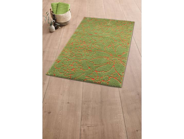 Tapis de bain Insa 70 x 120cm Vert/Vert Mousse