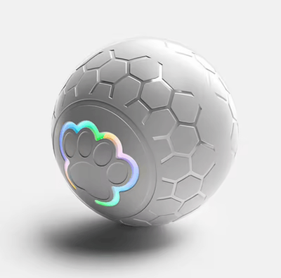 Inspire Picks Smart Interactive Dog Toy Ball With Automatic Rolling & RGB Lights upgrade Grey 300mah