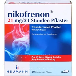 Nikofrenon 21 mg/24 Stunden Pflaster 28 ST