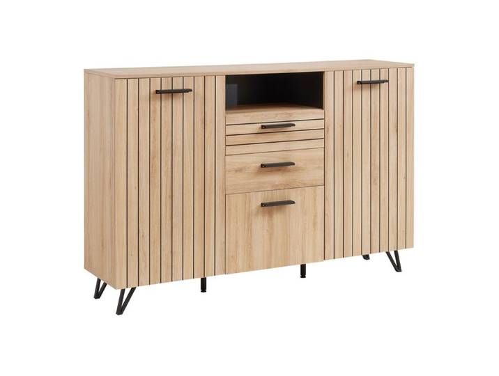 Buffet Noppen 100 x 150 x 38 cm effet chêne