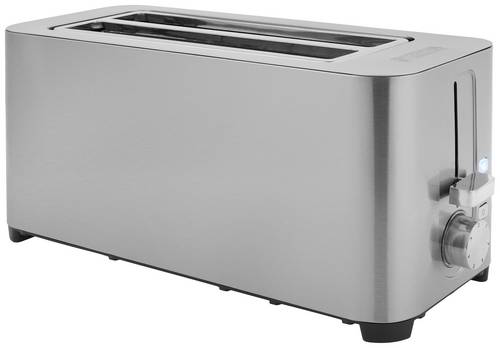 Princess 142402 Doppel-Langschlitztoaster mit Brötchenaufsatz Edelstahl