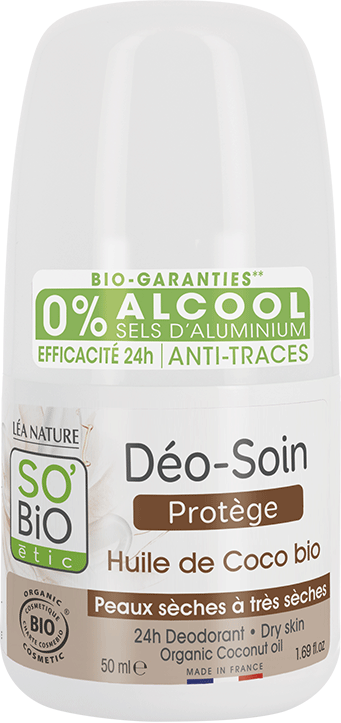 SO'BiO étic 24H Deodorant Roll On Protector Organic Coconut Oil 50 ml