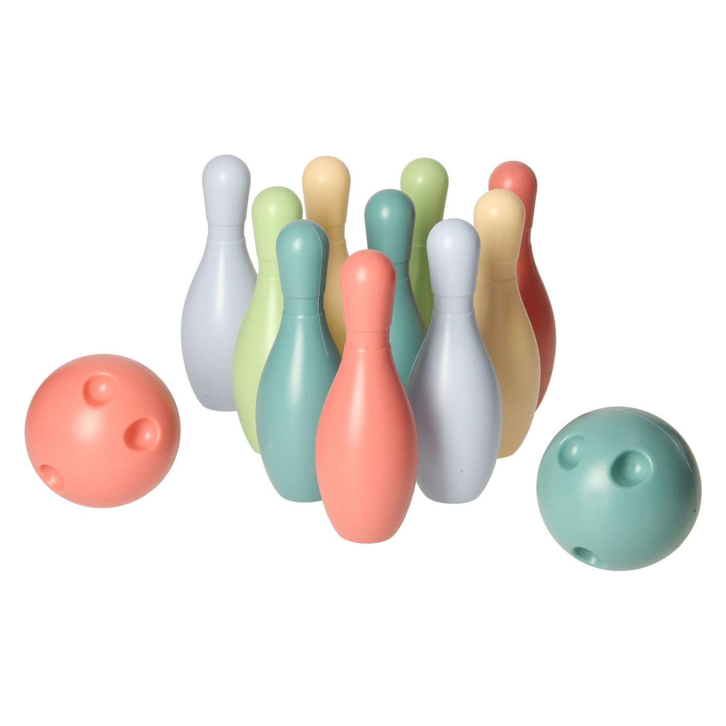 Lobbes Bowling-Set Pastell im Halter, 12-tlg. (66853580)