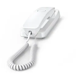 Gigaset DESK 200 Telefon mit Schnur, Weiß