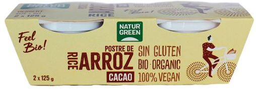 Naturgreen Rice cocoa dessert Bio 2 x 125 g 250 gr