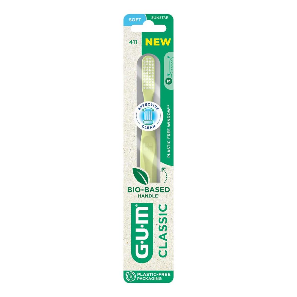 Sunstar Deutschland GmbH GUM CLASSIC Zahnbürste groß weich (mit Gummikegel) Blister 04549881