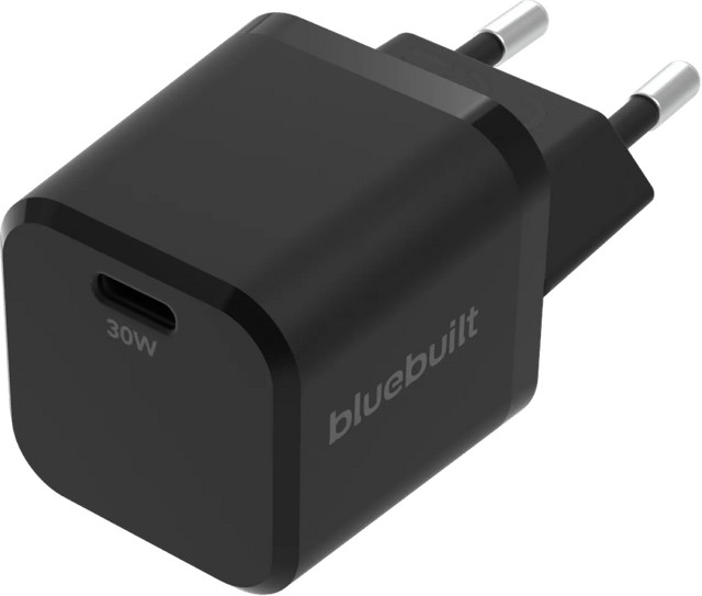 BlueBuilt Power Delivery Oplader met USB-C poort 30W Zwart