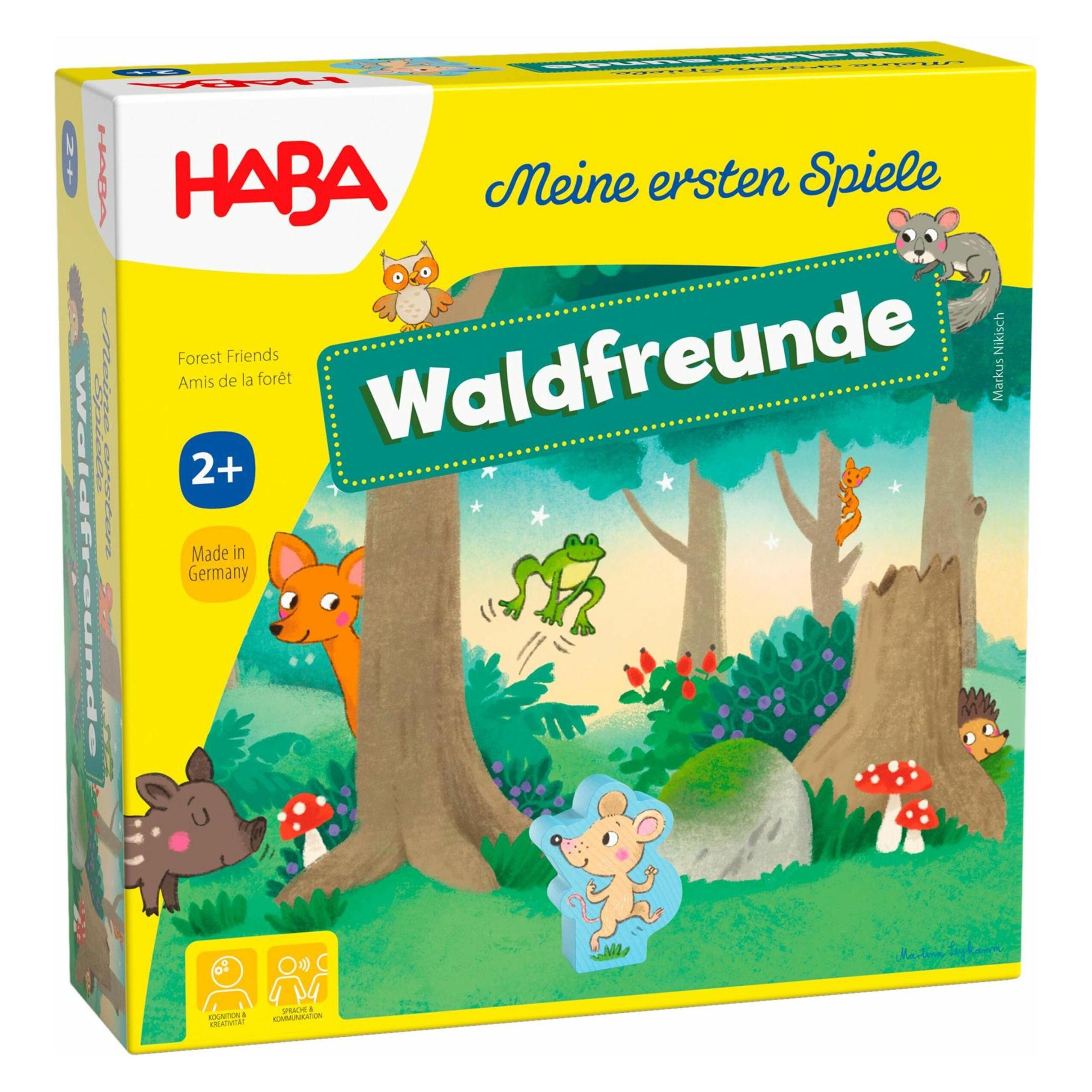 Haba Meine ersten Spiele - Waldfreunde (Deutsch, Englisch, Französisch, Italienisch, Niederländisch, Spanisch, 1 - 4 Spieler) (306605)