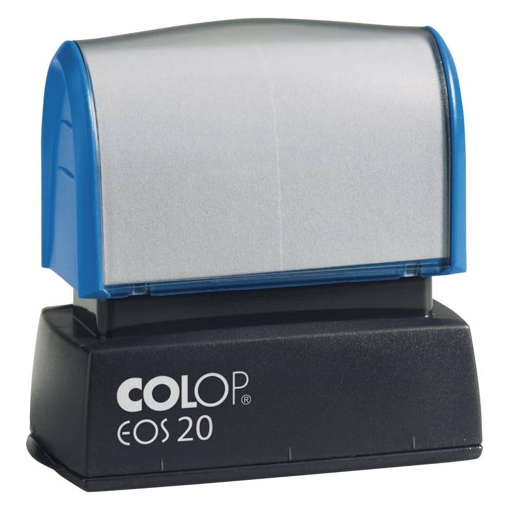 Colop Textstempel, individualisierbar EOS 20 selbstfärbend blau, schwarz, rot (136036)