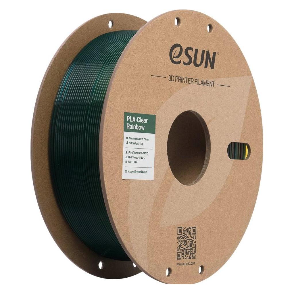 eSUN PLA CLEAR 1,75mm TRANSL RAINBOW B 1kg (PLA, 1000 g, 1.75 mm) (PLA-CLRB175T-RBB1P1)
