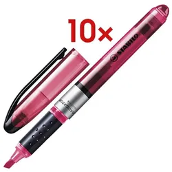 Stabilo 10 x Textmarker »Navigator®« pink