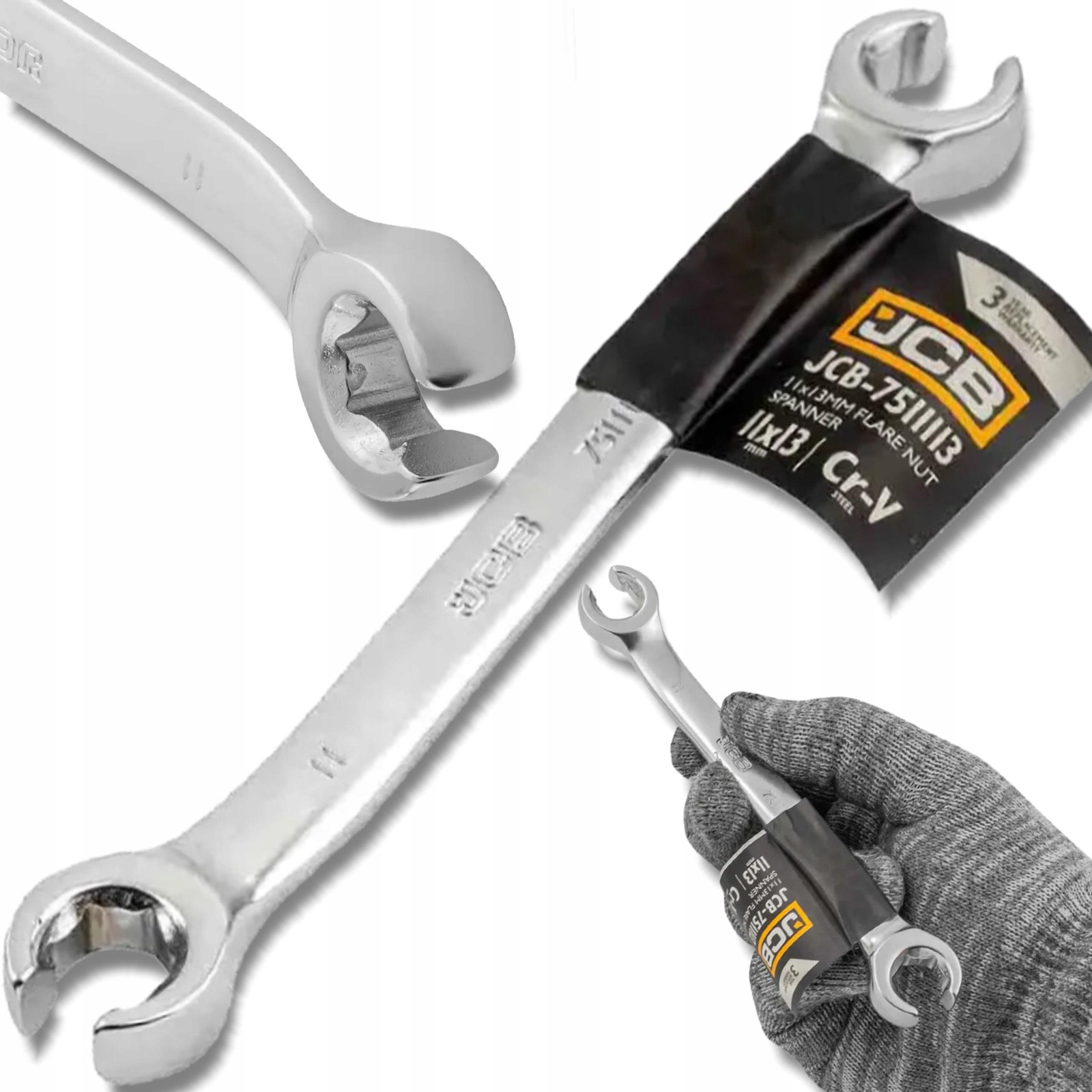 JCB Maulschroevensleutel 11 mm x 13 mm