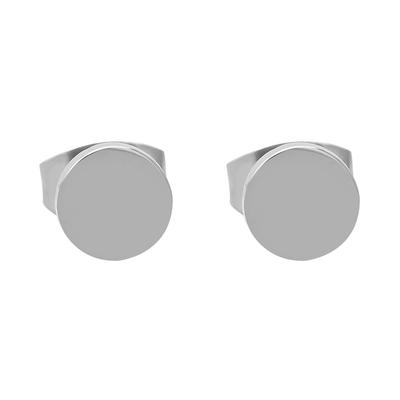 Paar Ohrstecker ADELIA´S "Ohrringe – Ohrstecker aus Edelstahl", Damen, Gr. Unisex, Edelstahl, silber, Ohrringe, Ein kleines Geschenk mit großer Wirkung