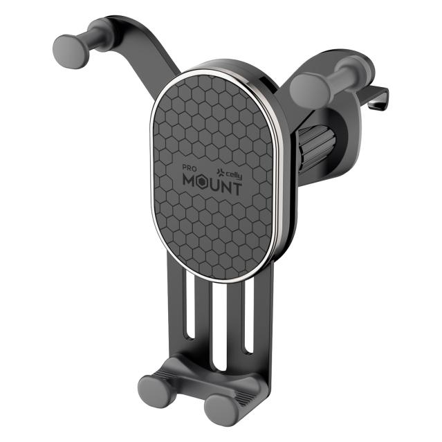 Celly Gravity Holder + Vent Hook (SLIDEHOLDERBK)