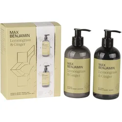 Max Benjamin Lemongrass & Ginger Badeschaum und Körperlotion, 2-teilig