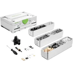Festool DominoVerb Sort KV-SYS D8 576797 Korpusverbinder Abdeckkappen Systainer