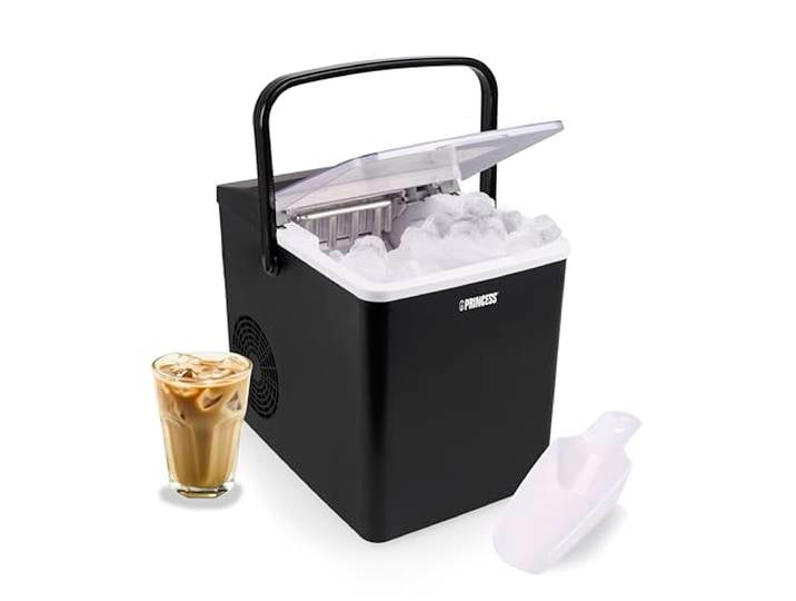 Princess Machine à glaçons XXL - Réservoir de 1\,75 L - 9 glaçons en 6 min - Produit jusqu'à 12 kg de glaçons - 2 tailles de glaçons disponibles - Fonction autonettoyante - 239830