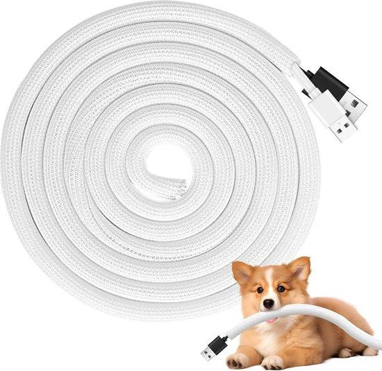 WAN Zelfsluitende Kabelbeschermslang op Maat, 3 Meter Wit