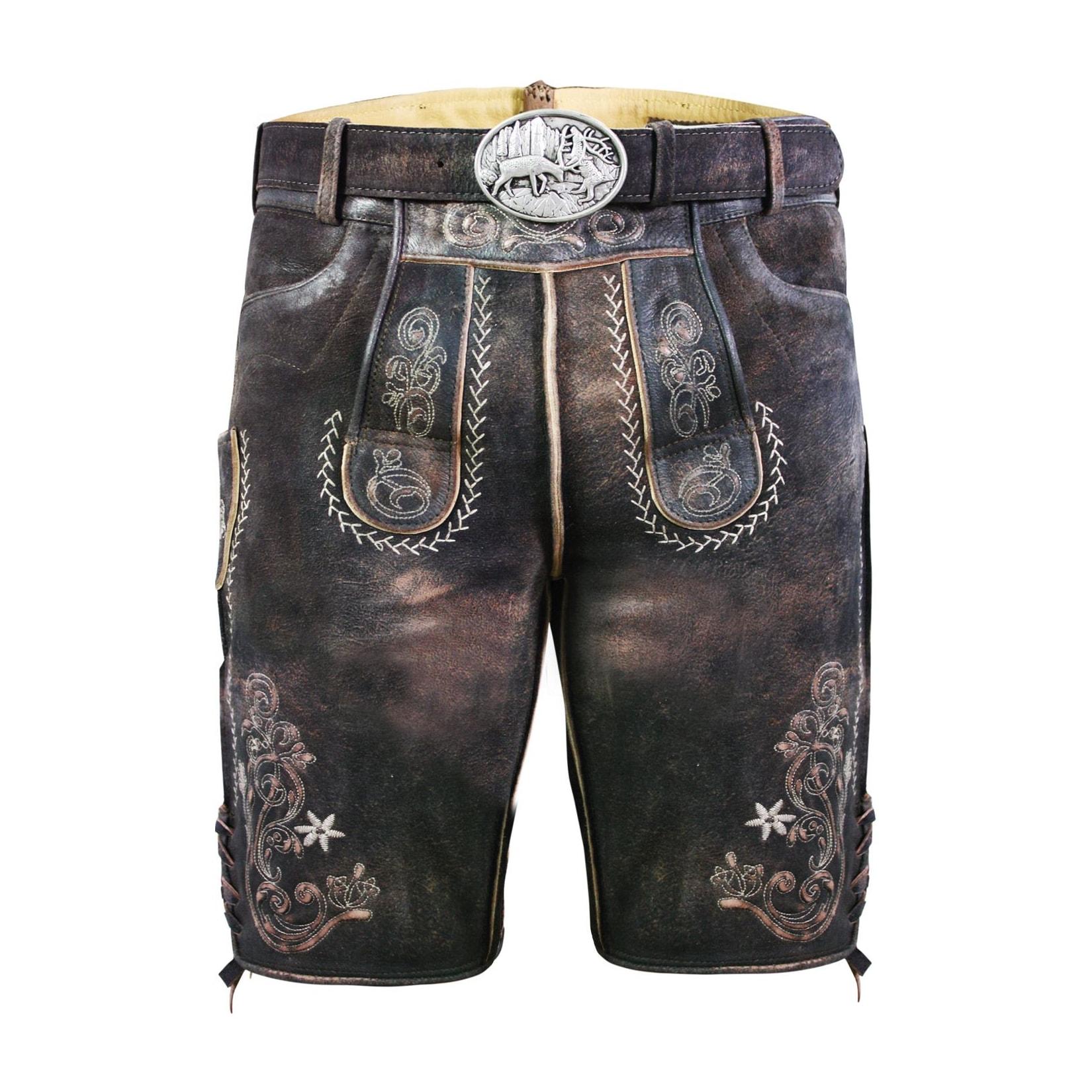 Kurze Lederhose Wildbock Alex