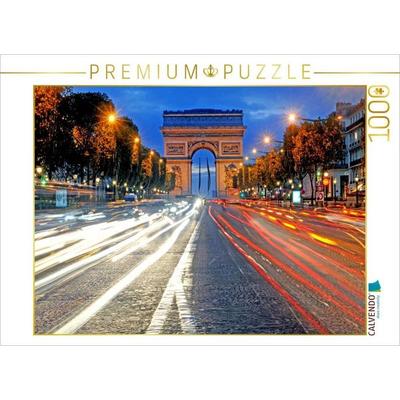 CALVENDO Puzzle Die Champs-Elysées, Paris | 1000 Teile Lege-Größe 64x48cm Foto-Puzzle für glückliche Stunden, Game von , Calvendo Puzzle
