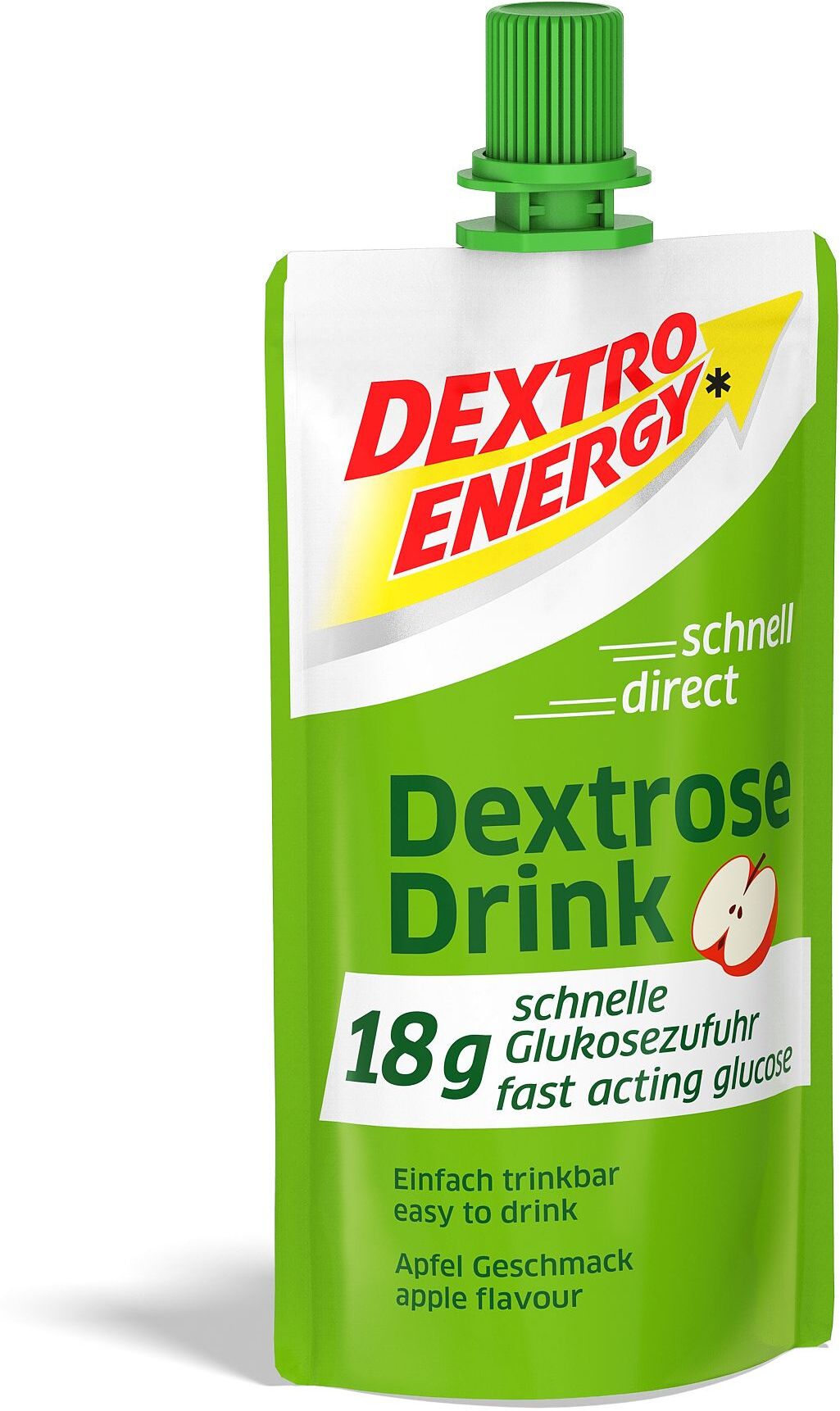 Dextro Energy Apfel Dextrose Drink Zehnerpack 10x50 ml Täfelchen