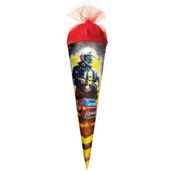 Roth Schultüte 35cm rund Feuerwehrmann