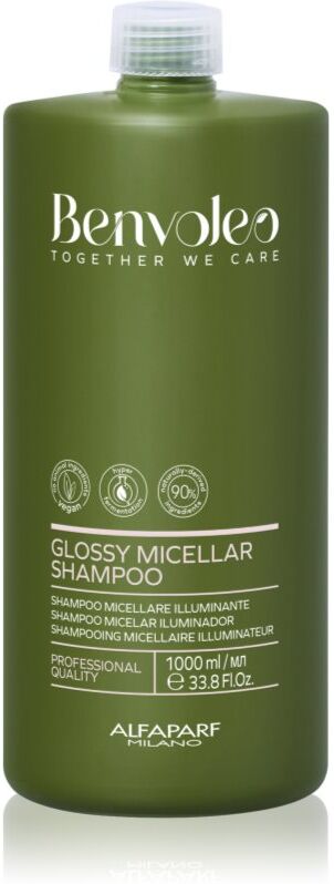 Alfaparf Milano Benvoleo Glossy shampoing micellaire à usage quotidien 1000 ml