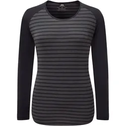 Mountain Equipment - Redline LS Wmn's Tee - Cosmos stripe/Cosmos - 14
