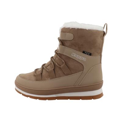 Winterboots KAPPA "PHILIA", Damen, Gr. 41, Synthetik, beige (sand), Schuhe Winterboots, Winterschuhe, Winterstiefel, Snowboots, wasserdicht
