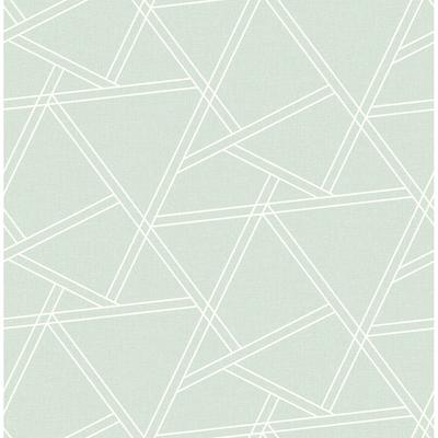 Seabrook Designs Melesina Railroad Geometric Unpasted Wallpaper