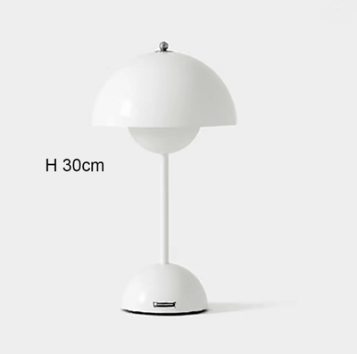 Inspire Essentials Minimalist LED Bedside Table Lamp Flower Bud Desk Light For Bedroom And Office b