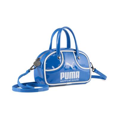 Tragetasche PUMA "1976 Micro 1 l Grip-Bag Erwachsene", Gr. B/H/T: 25cm x 10cm x 7cm onesize, blau (racing blau), Polyester, Taschen