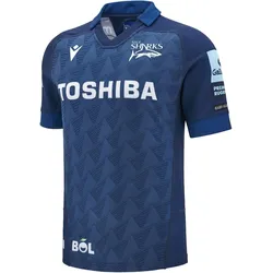 Macron, Herren, Fussballtrikot, Authentisches Heimtrikot Sale Sharks 2024/25 (S), Blau