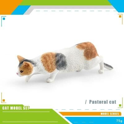 Uplift Essentials Feline Narrative Sculpture High Definition Lying Orange Cat Architectural Ornament style 6