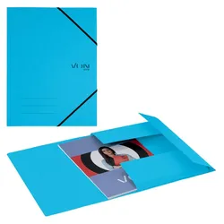 VON LEITZ Eckspanner DIN A4 hellblau, 1 St.